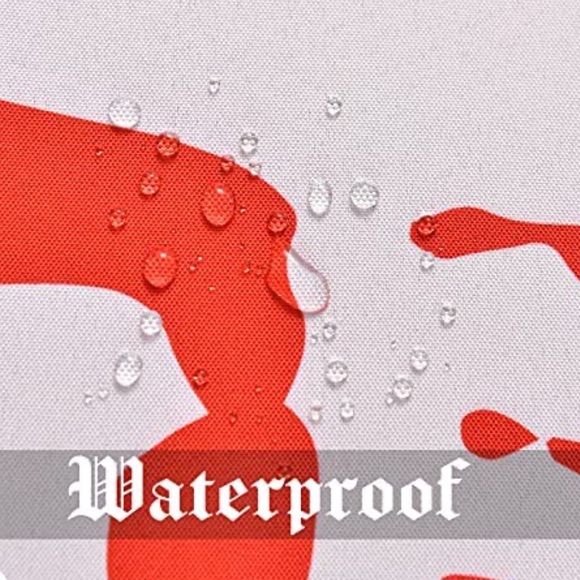 Romanstile Halloween Fabric Waterproof Bloody Handprint Rectangle Tablecloth - Picture 3 of 9